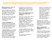 Spiritual Gifts: Knowledge and Wisdom, back thumbnail.