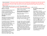 Spiritual Gifts: Miracles, back thumbnail.